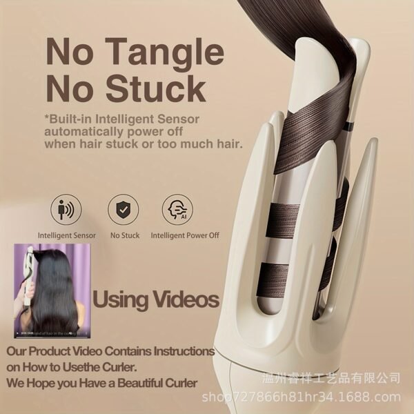 Automatic Hair Curler – Adjustable Heat & Anti-Tangle Design