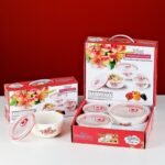 Product Name: 3-Piece Ceramic Preservation Bowl Set with Lids