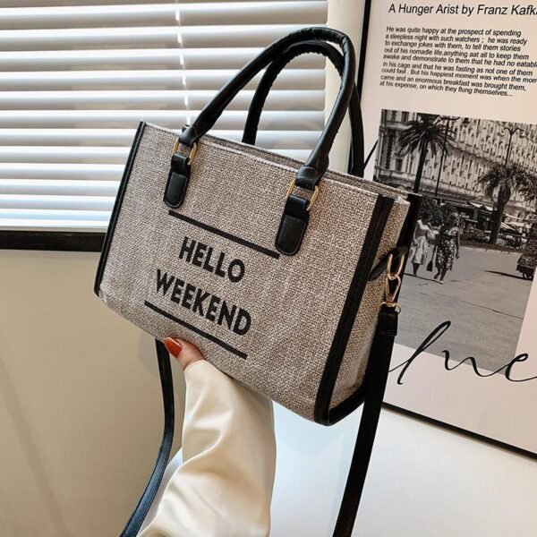 Hello Weekend Tote Bag
