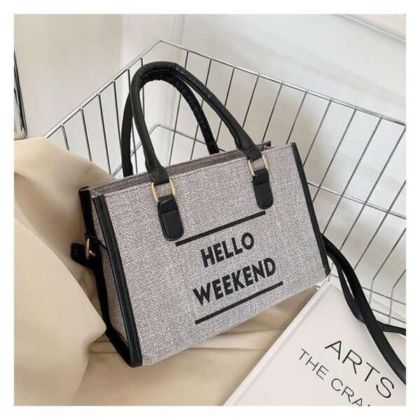 Hello Weekend Tote Bag