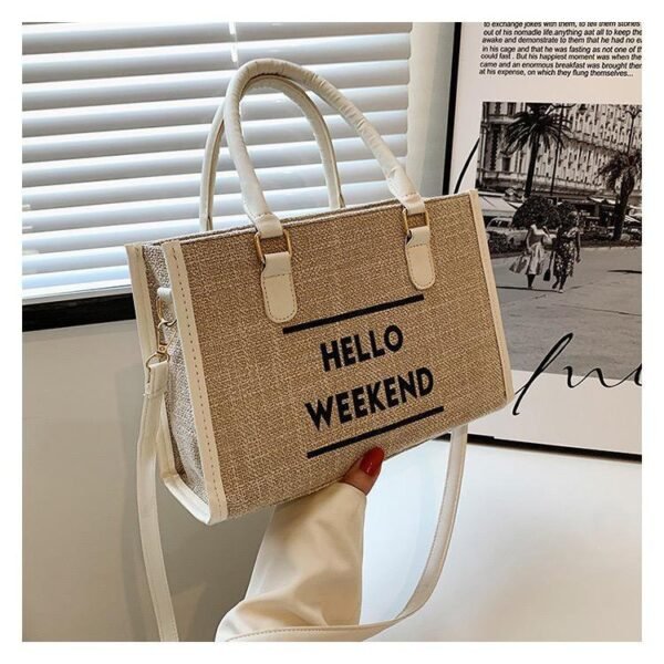 Hello Weekend Tote Bag