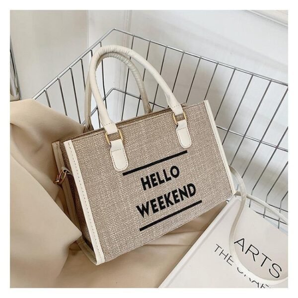 Hello Weekend Tote Bag