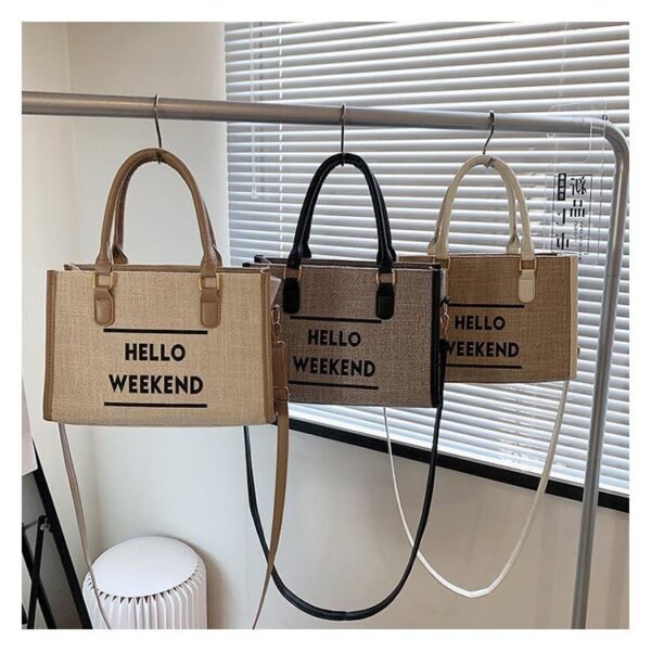 Hello Weekend Tote Bag
