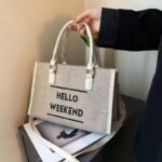 Hello Weekend Tote Bag