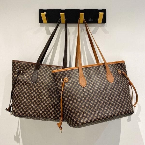 Classic Monogram Tote Bag (Luxury-Inspired)