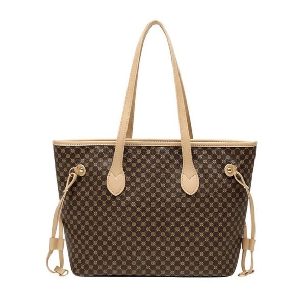 Classic Monogram Tote Bag (Luxury-Inspired)