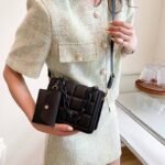 Luxe Quilted Crossbody Bag with Mini Wallet