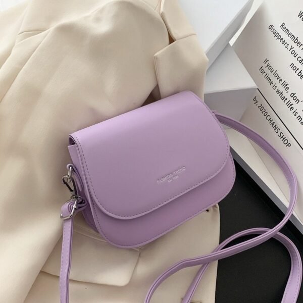 Soft Curve Flap Crossbody β Lilac Edition