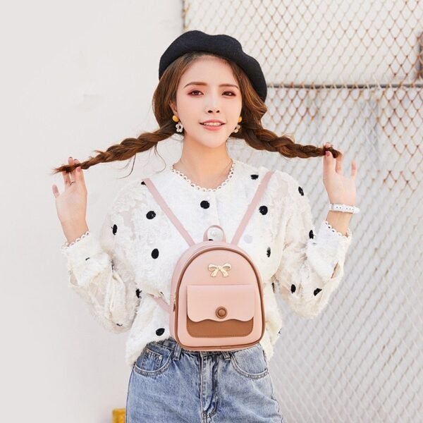Mini Ribbon Charm Backpack