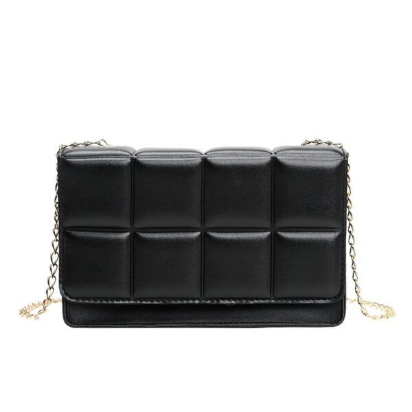 Luxe Charm Chain Purse – Quilted Edition