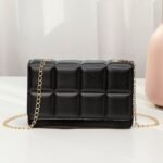 Luxe Charm Chain Purse – Quilted Edition