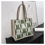 Canvas Bunny Graphic Tote Bag