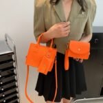 3-in-1 Quilted Mini Felt Bag Set – Bold Colors