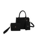 3-in-1 Quilted Mini Felt Bag Set – Bold Colors