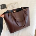 Classic Structured Leather Tote Bag