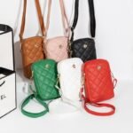 Quilted Crossbody Mini Bag – Elegant & Compact Shoulder Purse