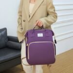 Travel Baby Bag with Foldable Crib & Changing Station