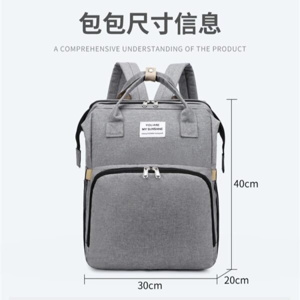Travel Baby Bag with Foldable Crib & Changing Station