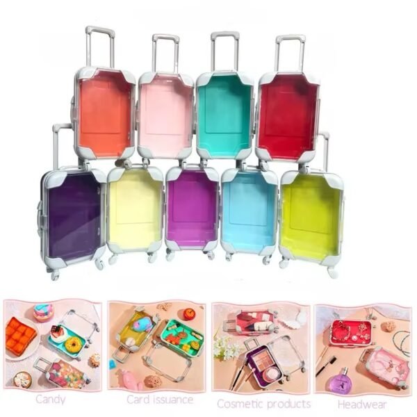 Mini Transparent Trolley Case – Multipurpose Gift Box