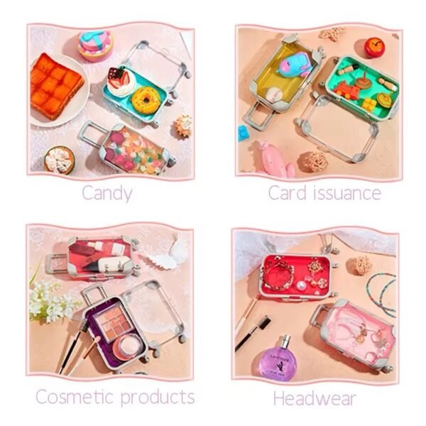Mini Transparent Trolley Case – Multipurpose Gift Box
