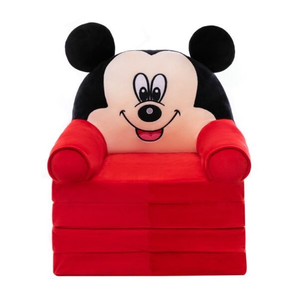 Kids Cartoon Foldable Sofa Bed – 2-in-1 Chair & Mattress
