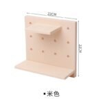 Wall-Mounted Pegboard Shelf Organizer