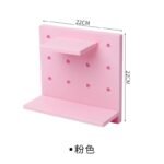 Wall-Mounted Pegboard Shelf Organizer