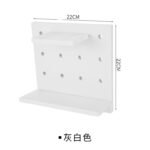 Wall-Mounted Pegboard Shelf Organizer