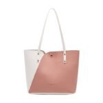 Colorblock Minimalist Tote Bag