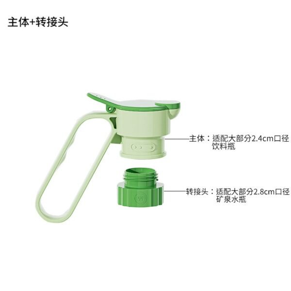 3-in-1 Universal Bottle Pourer with Handle, Adapter & Strainer