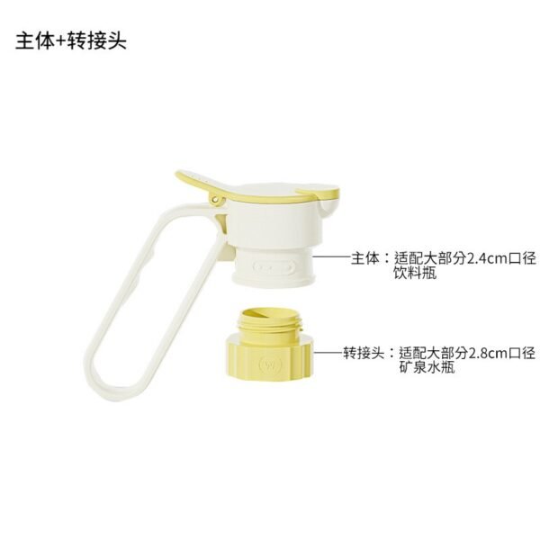 3-in-1 Universal Bottle Pourer with Handle, Adapter & Strainer