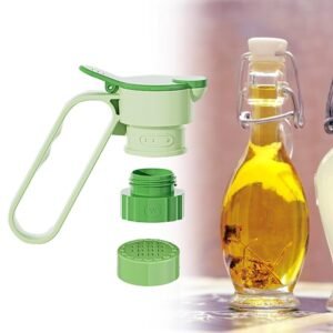 3-in-1 Universal Bottle Pourer with Handle, Adapter & Strainer