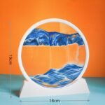 Rotating Sand Art Decoration – Flowing Sandscape Ornament