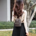 Women’s Luxury Print Mini Backpack – 3-in-1 Style