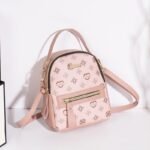 Women’s Luxury Print Mini Backpack – 3-in-1 Style