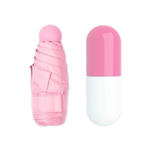 Capsule Foldable UV-Proof Umbrella – Sun & Rain Protection