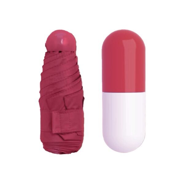Capsule Foldable UV-Proof Umbrella – Sun & Rain Protection