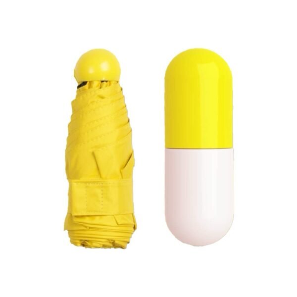 Capsule Foldable UV-Proof Umbrella – Sun & Rain Protection