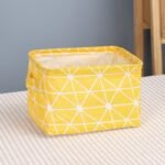 Fabric Storage Baskets (Foldable with Handles)