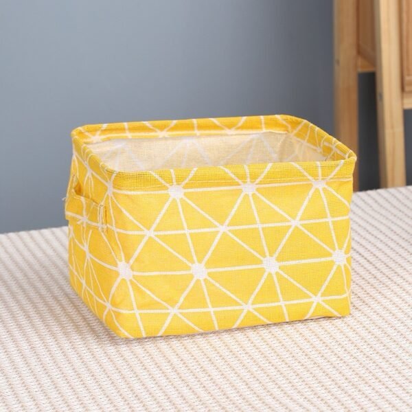 Fabric Storage Baskets (Foldable with Handles)