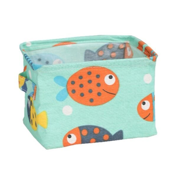 Fabric Storage Baskets (Foldable with Handles)