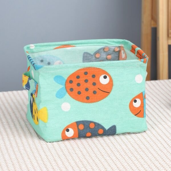 Fabric Storage Baskets (Foldable with Handles)