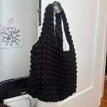 Cloud bubble pleated shoulder bag