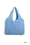 Cloud bubble pleated shoulder bag