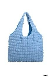 Cloud bubble pleated shoulder bag