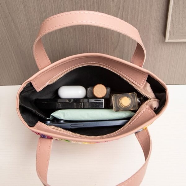 woven fabric womens crossbody bag