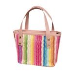 woven fabric womens crossbody bag