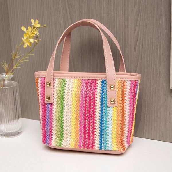 woven fabric womens crossbody bag