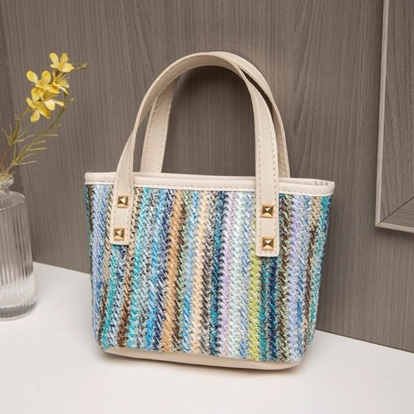 woven fabric womens crossbody bag