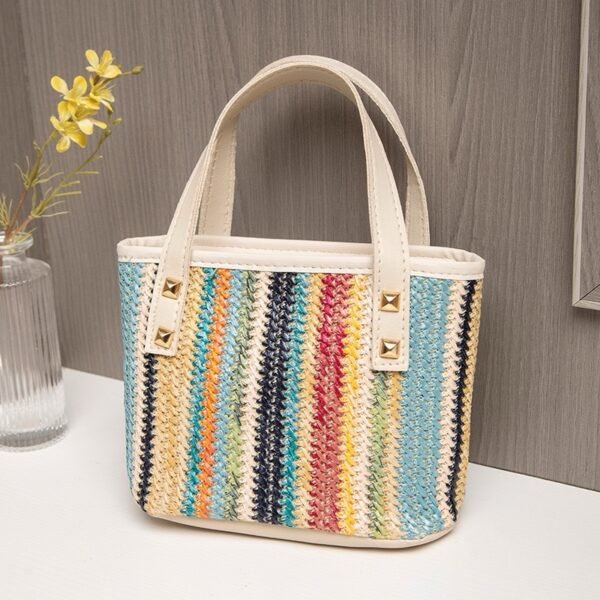 woven fabric womens crossbody bag